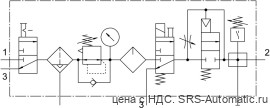 Festo FRC-1/2-D-DI-MAXI-KF-A Блок подготовки воздуха - Festo FRC-1/2-D-DI-MAXI-KF-A Блок подготовки воздуха