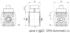 Aventics 3/2-запорный клапан, с механическим управлением, Cерия AS1-BAV – R412014664 - Aventics 3/2-запорный клапан, с механическим управлением, Cерия AS1-BAV – R412014664