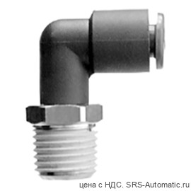SMC KR-L06-01S Штуцер цанговый угловой - SMC KR-L06-01S Штуцер цанговый угловой