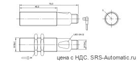 Оптический датчик Balluff BOS 18M-XT-IS21-S4 - Оптический датчик Balluff BOS 18M-XT-IS21-S4