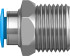 Festo QS-1/2-10 Штуцер - Festo QS-1/2-10 Штуцер