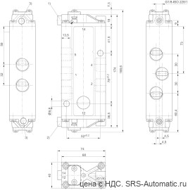 Aventics 5/3-пневмораспределитель, Cерия CD12 – 5711200050 - Aventics 5/3-пневмораспределитель, Cерия CD12 – 5711200050