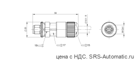 Разъем Balluff BCC M478-0000-2X-000-E3X8T2-000 - Разъем Balluff BCC M478-0000-2X-000-E3X8T2-000