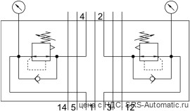 Festo VABF-S4-1-R4C2-C-6 Плита регуляторов - Festo VABF-S4-1-R4C2-C-6 Плита регуляторов