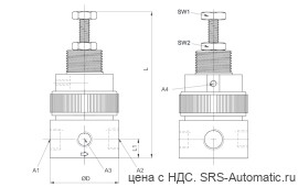 Aventics Регулирующий клапан, Cерия MH1-RGS – R432034670 - Aventics Регулирующий клапан, Cерия MH1-RGS – R432034670