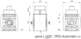 Aventics 3/2-запорный клапан, с механическим управлением, Cерия AS1-BAV – R412014742 - Aventics 3/2-запорный клапан, с механическим управлением, Cерия AS1-BAV – R412014742