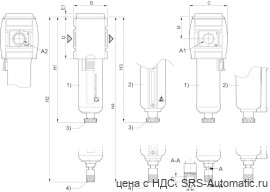 Aventics Фильтр сверхтонкой очистки, Cерия AS5-FLC – R412009046 - Aventics Фильтр сверхтонкой очистки, Cерия AS5-FLC – R412009046