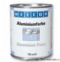 WEICON Защитное алюминиевое покрытие (750 мл) Для защиты от коррозии гальванизированных частей