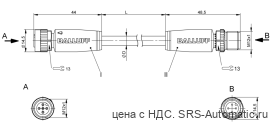 Соединительный кабель Balluff BCC M415-M414-3A-337-VS24N7-006 - Соединительный кабель Balluff BCC M415-M414-3A-337-VS24N7-006