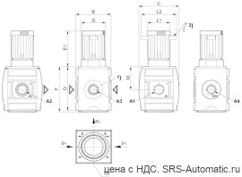 Aventics Регулирующий клапан, Cерия AS2-RGS-…-DS – R412006133 - Aventics Регулирующий клапан, Cерия AS2-RGS-…-DS – R412006133