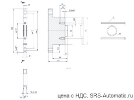 Aventics Крепежная скоба, Cерия AS3-MBR-…-W03, Алюминий – R412026828 - Aventics Крепежная скоба, Cерия AS3-MBR-…-W03, Алюминий – R412026828