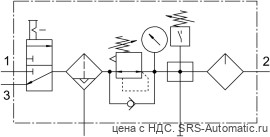 Festo FRC-1/2-D-MAXI-KC-A Блок подготовки воздуха - Festo FRC-1/2-D-MAXI-KC-A Блок подготовки воздуха
