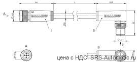 Соединительный кабель Balluff BCC M415-M424-3A-305-PS0434-200 - Соединительный кабель Balluff BCC M415-M424-3A-305-PS0434-200