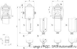 Aventics Фильтр сверхтонкой очистки, Cерия AS5-FLC – R412009054 - Aventics Фильтр сверхтонкой очистки, Cерия AS5-FLC – R412009054