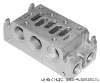CQM/22152/3/27 Verkettungsplatte ISO1 G1/4 unten und seitlich