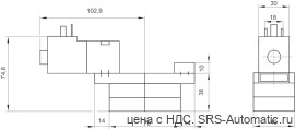 Aventics 5/2-пневмораспределитель, Cерия 581, размер 1 – 5811170190 - Aventics 5/2-пневмораспределитель, Cерия 581, размер 1 – 5811170190