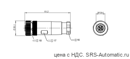 Разъем Balluff BCC M435-0000-1A-000-55X450-000 - Разъем Balluff BCC M435-0000-1A-000-55X450-000