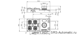 Распределительная коробка Balluff BPI 4M4A50-2K-B0-SM6LT - Распределительная коробка Balluff BPI 4M4A50-2K-B0-SM6LT