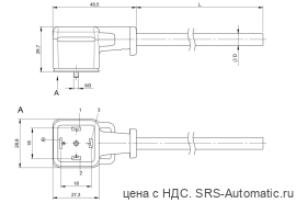 Разъем с кабелем Balluff BCC PA24-0000-10-070-PX0550-020 - Разъем с кабелем Balluff BCC PA24-0000-10-070-PX0550-020