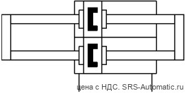 Festo DPZJ-25-40-P-A-S2 Цилиндр с направляющими - Festo DPZJ-25-40-P-A-S2 Цилиндр с направляющими