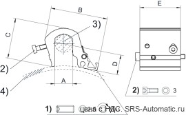 Aventics Крепление датчика, Cерия CB1 – R412017980 - Aventics Крепление датчика, Cерия CB1 – R412017980