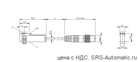 Магнитный датчик для цилиндра Balluff BMF 305K/HW23-PS-C-2-SA2-S49-00,2 ASM - Магнитный датчик для цилиндра Balluff BMF 305K/HW23-PS-C-2-SA2-S49-00,2 ASM