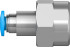Festo QSF-1/4-4-B Штуцер - Festo QSF-1/4-4-B Штуцер