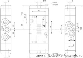 Aventics 5/3-пневмораспределитель, Cерия CD07 – 5710502110 - Aventics 5/3-пневмораспределитель, Cерия CD07 – 5710502110