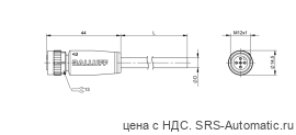 Разъем с кабелем Balluff BCC M415-0000-1A-068-VS24N7-020 - Разъем с кабелем Balluff BCC M415-0000-1A-068-VS24N7-020