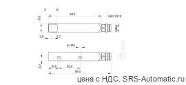 Оптический датчик Balluff BOS Q08M-NS-LR20-S49 - Оптический датчик Balluff BOS Q08M-NS-LR20-S49