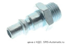 Стальной ниппель брс с наружной резьбой серия 170 «автоматические быстроразъемные соединения»  271ac 00 51 03 zi - Стальной ниппель брс с наружной резьбой серия 170 «автоматические быстроразъемные соединения»  271ac 00 51 03 zi