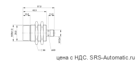 Индуктивный датчик Balluff BES 516-363-E5-Y-S4 - Индуктивный датчик Balluff BES 516-363-E5-Y-S4