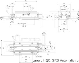 Aventics Бесштоковые цилиндры, Cерия RTC-SB – R480470725 - Aventics Бесштоковые цилиндры, Cерия RTC-SB – R480470725