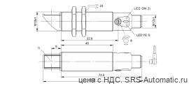 Оптический датчик Balluff BOS 18MR-PA-RE20-S4 - Оптический датчик Balluff BOS 18MR-PA-RE20-S4