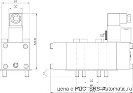 Aventics 5/2-пневмораспределитель, Cерия HV30 – R424B12986 - Aventics 5/2-пневмораспределитель, Cерия HV30 – R424B12986