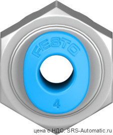 Festo QSM-G1/8-4 Штуцер - Festo QSM-G1/8-4 Штуцер