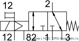 Festo MFH-3-1/8-S-EX Распределитель - Festo MFH-3-1/8-S-EX Распределитель