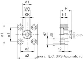 Aventics Компенсирующая муфта с пластиной, Cерия PM7 – 1827001630 - Aventics Компенсирующая муфта с пластиной, Cерия PM7 – 1827001630
