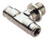 102670505 Drehbare T-Einschraubverschraubung ø5mm M5 - 102670505 Drehbare T-Einschraubverschraubung ø5mm M5
