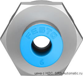 Festo QSF-3/8-6-B Штуцер - Festo QSF-3/8-6-B Штуцер