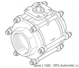 Кран шаровой VZBA-4"-GG-63-T-22-F10-V4V4T - Кран шаровой VZBA-4"-GG-63-T-22-F10-V4V4T