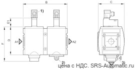 Aventics Блок плавного пуска, с электрическим управлением, Cерия AS3-SSU – R412007395 - Aventics Блок плавного пуска, с электрическим управлением, Cерия AS3-SSU – R412007395