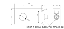 Индуктивный датчик расстояния Balluff BAW MKV-020.19-S4 - Индуктивный датчик расстояния Balluff BAW MKV-020.19-S4