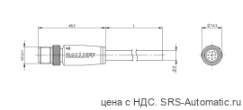 Разъем с кабелем Balluff BCC M418-0000-2A-147-PS0825-020 - Разъем с кабелем Balluff BCC M418-0000-2A-147-PS0825-020