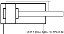 Festo DFC-4-15-P-GF Цилиндр с направляющими - Festo DFC-4-15-P-GF Цилиндр с направляющими