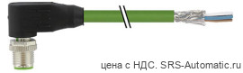 Кабель ethernet/ip и profinet с угловым 90° штекером m12x1 15v w5 10 00 1 - Кабель ethernet/ip и profinet с угловым 90° штекером m12x1 15v w5 10 00 1