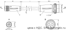 Соединительный кабель Balluff BCC M415-A315-3F-330-PS85N6-030 - Соединительный кабель Balluff BCC M415-A315-3F-330-PS85N6-030