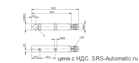 Индуктивный датчик Balluff BES Q08ZC-NSC20B-S49G - Индуктивный датчик Balluff BES Q08ZC-NSC20B-S49G