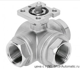 Festo VZBE-3/8-T-63-F-3L-F04-V15V15 Кран шаровой - Festo VZBE-3/8-T-63-F-3L-F04-V15V15 Кран шаровой