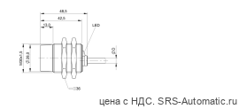 Индуктивный датчик Balluff BES 516-362-E4-Y-PU-05 - Индуктивный датчик Balluff BES 516-362-E4-Y-PU-05